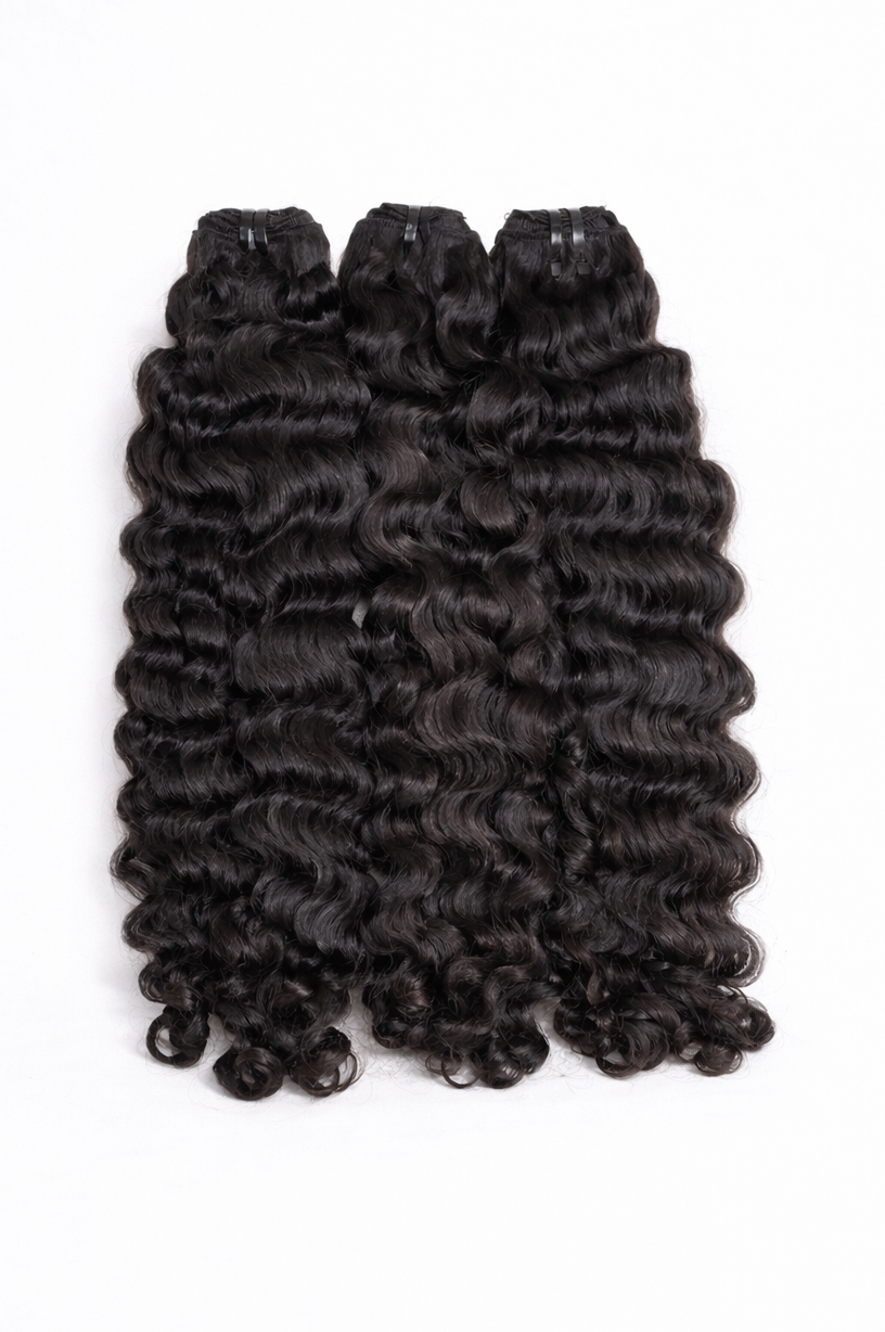 Burmese curly bundles