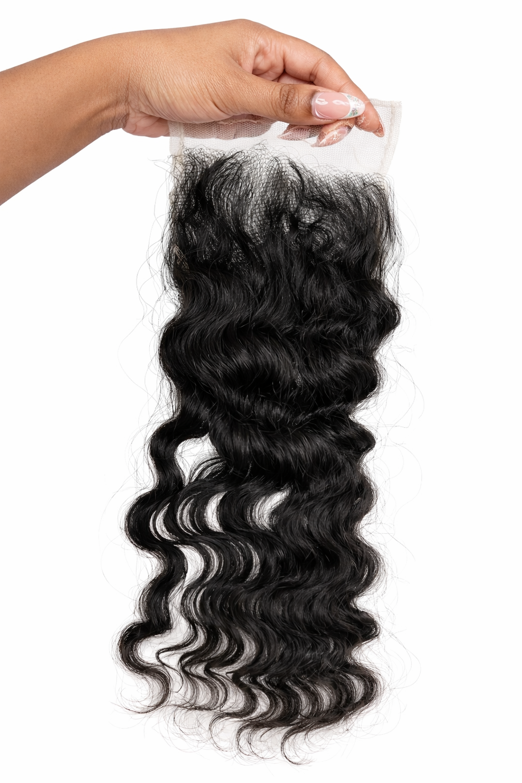 Virgin hair closures (Transparent, textures)
