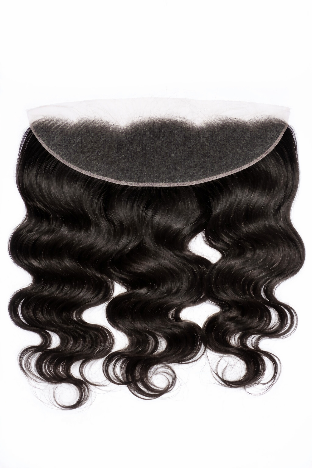 Virgin hair frontal (transparent, textures)